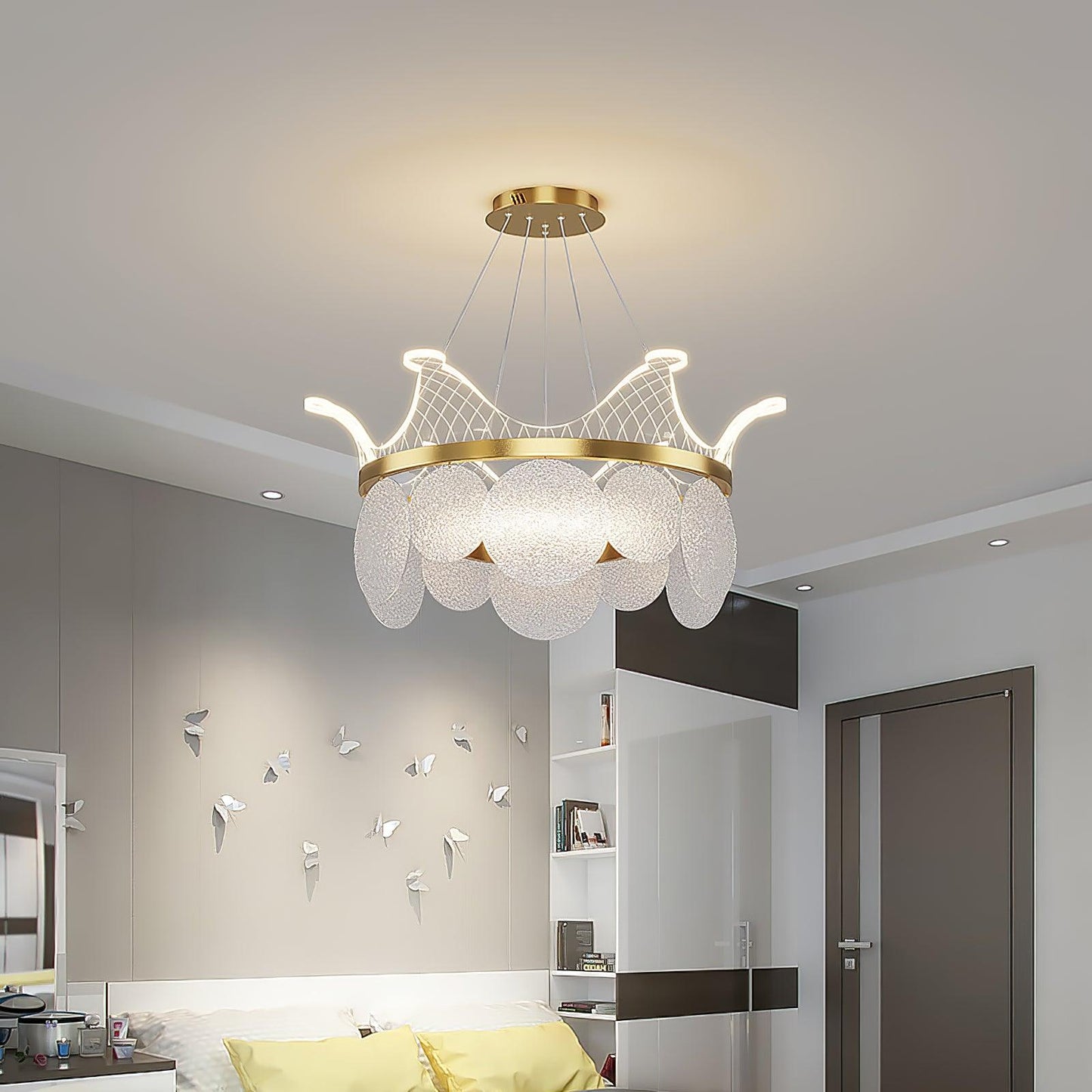 Vassar Crown Chandelier - YIOSI