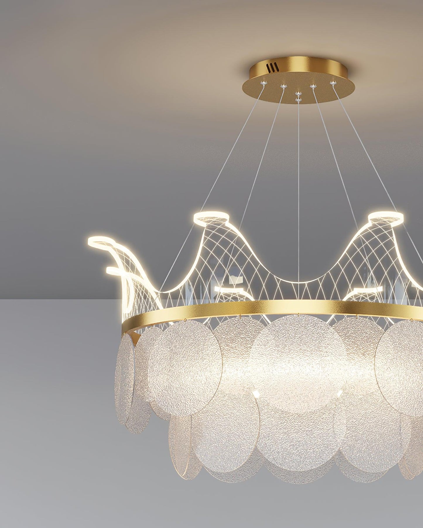 Vassar Crown Chandelier - YIOSI