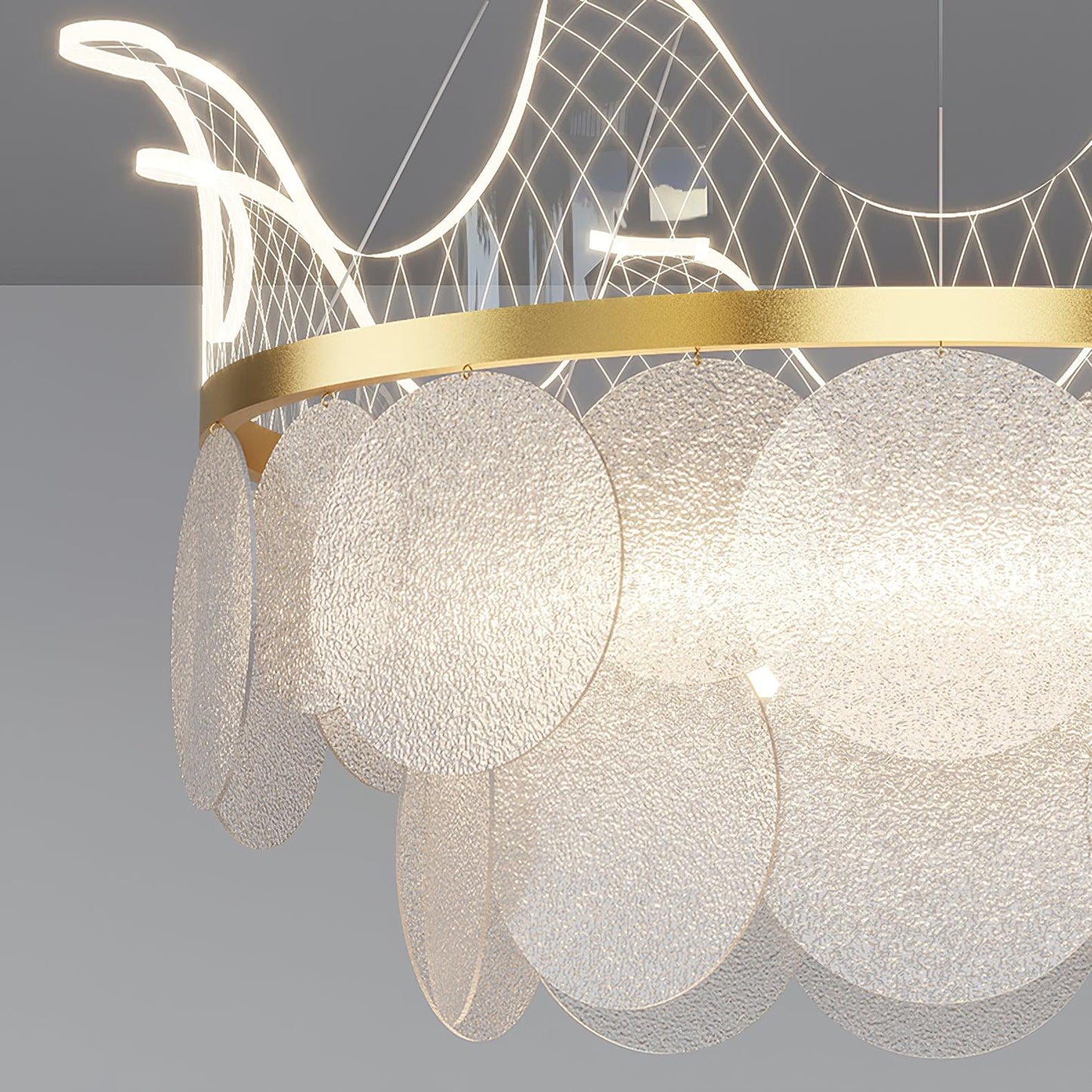 Vassar Crown Chandelier - YIOSI