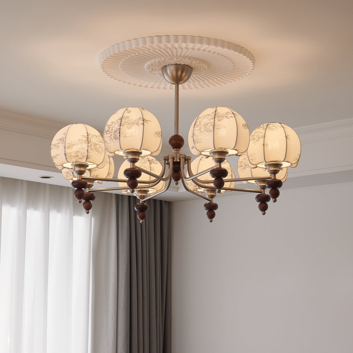 Velvet Petal Chandelier - YIOSI