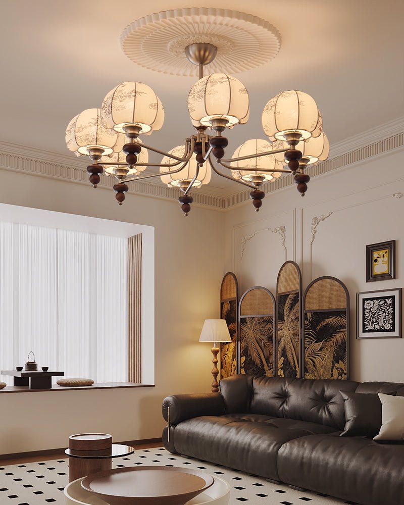 Velvet Petal Chandelier - YIOSI