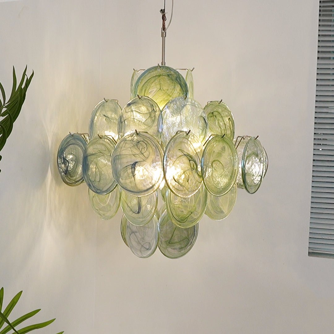 Verdant Bloom Murano Glass Chandelier - YIOSI