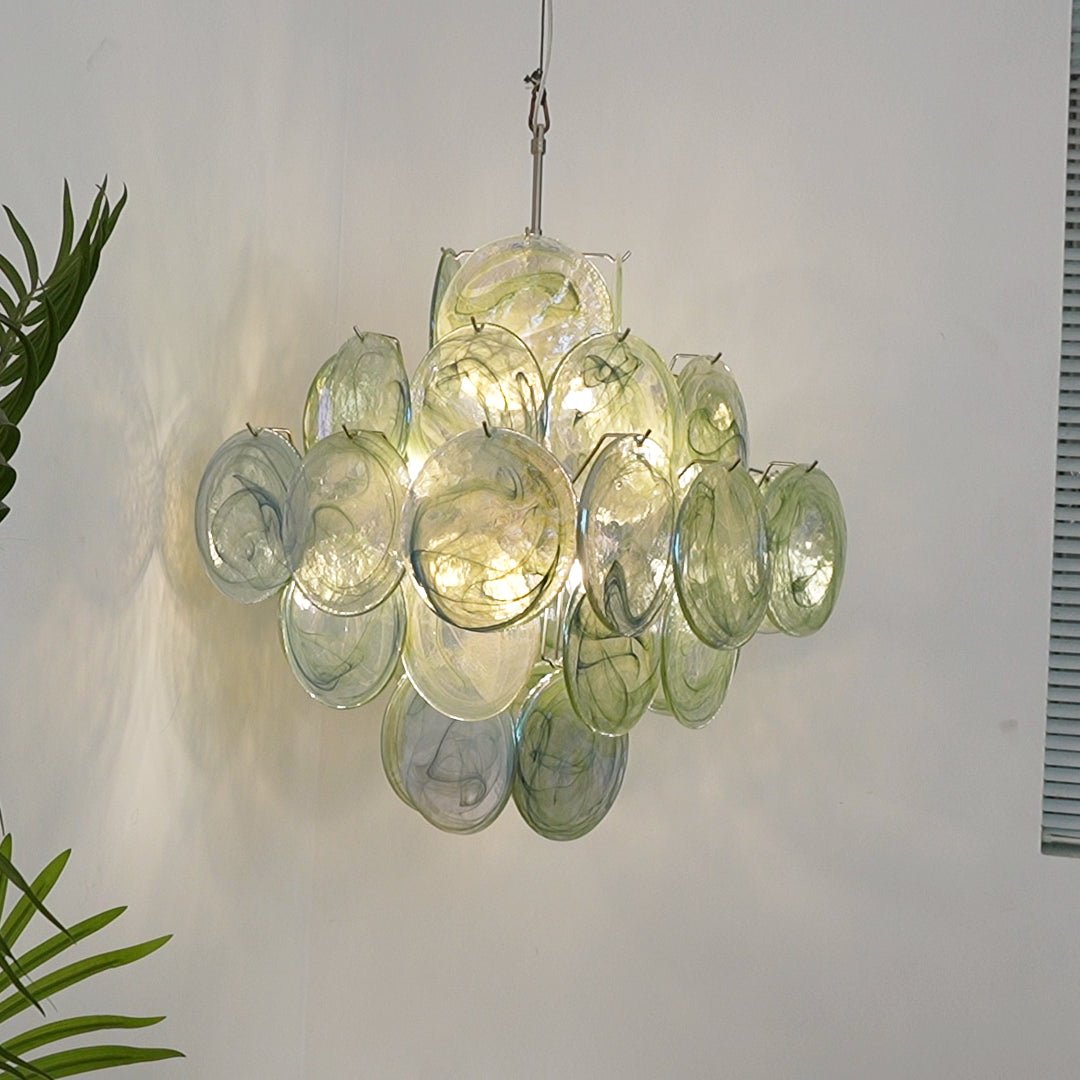 Verdant Bloom Murano Glass Chandelier - YIOSI