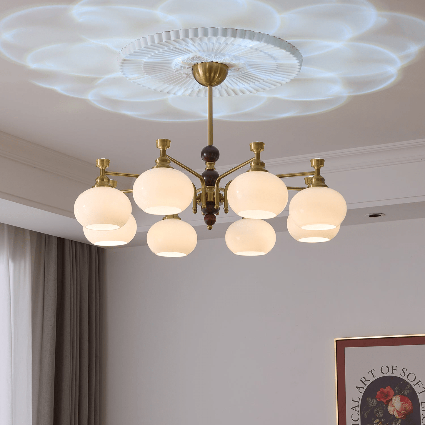 Verona Halo Chandelier - YIOSI