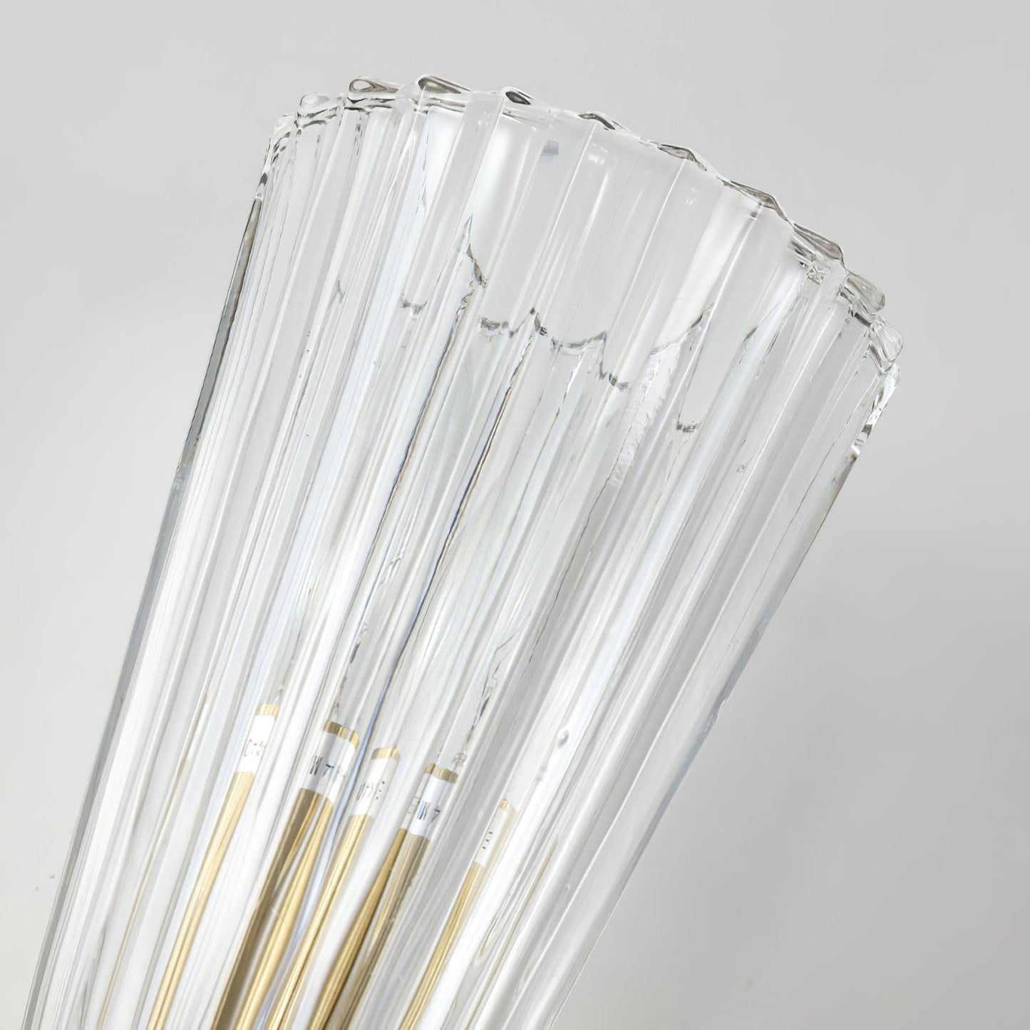 Vesta Gold Crystal Wall Sconce with Elegant Backplate