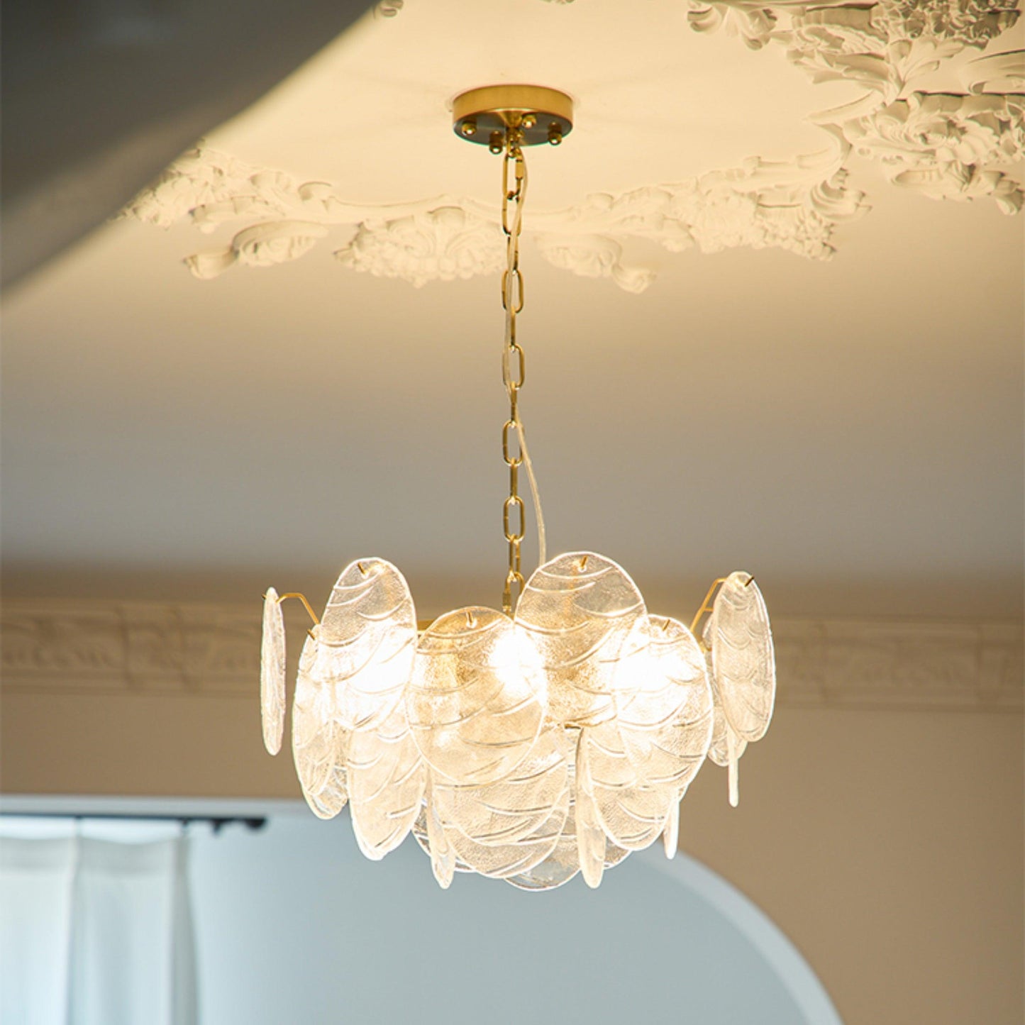 Victorian Disc Chandelier - YIOSI