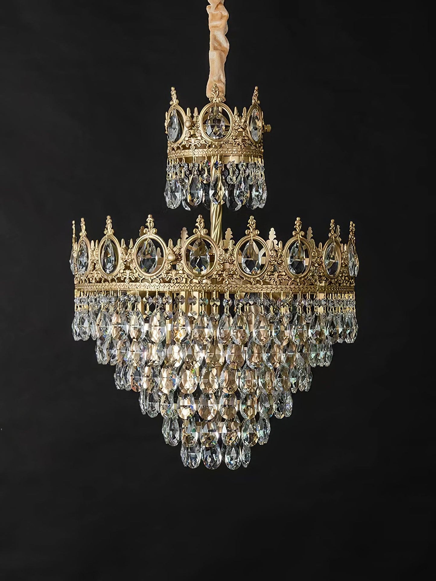Vintage Crystal Chandelier - YIOSI