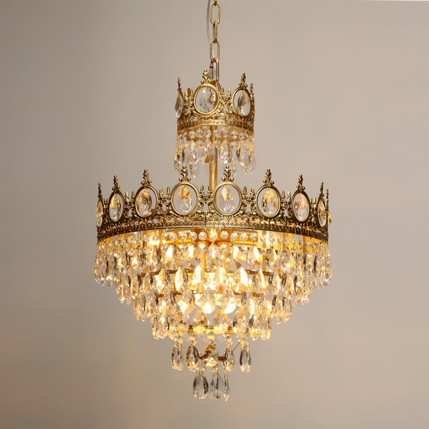 Vintage Crystal Chandelier - YIOSI