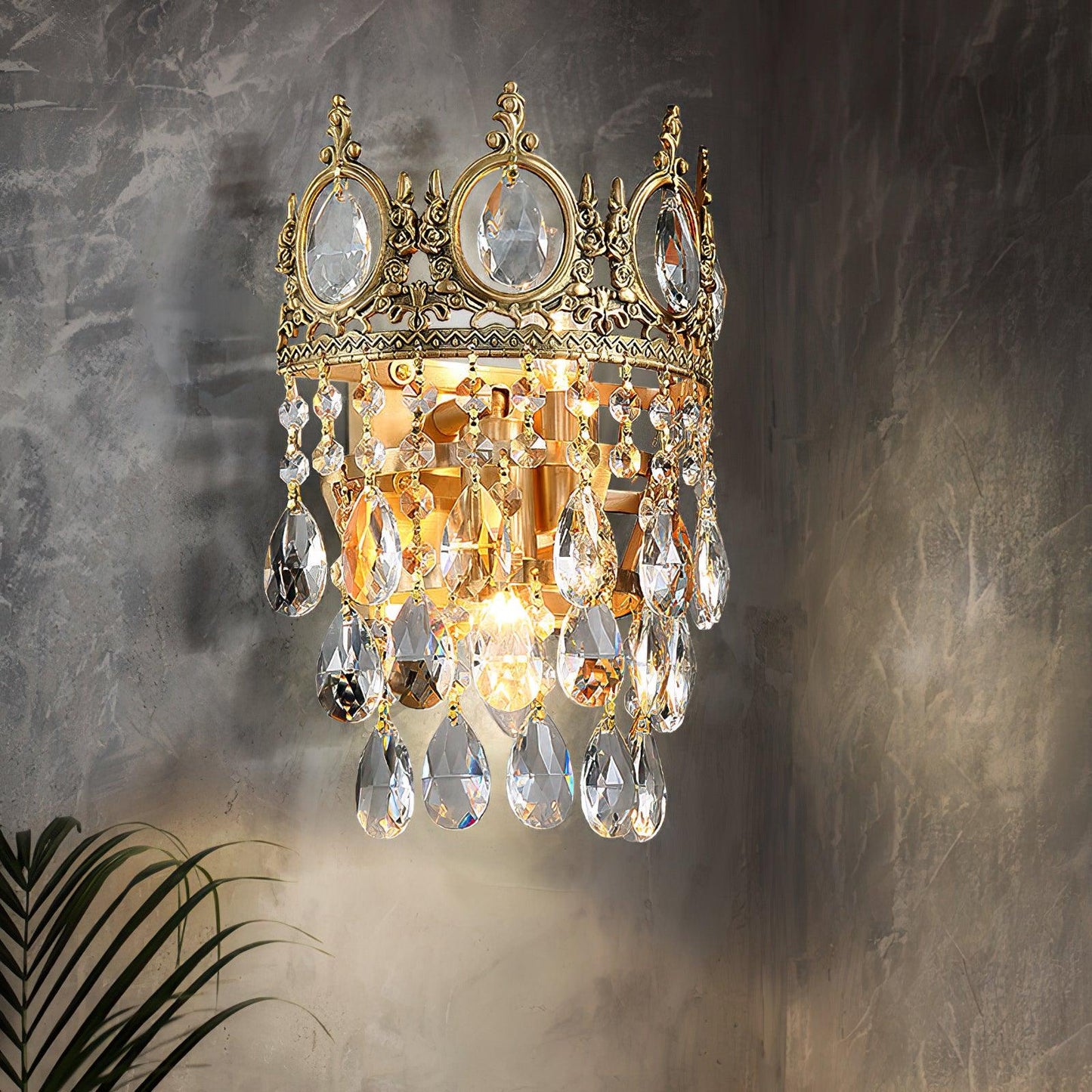 Vintage Crystal Wall lamp - YIOSI