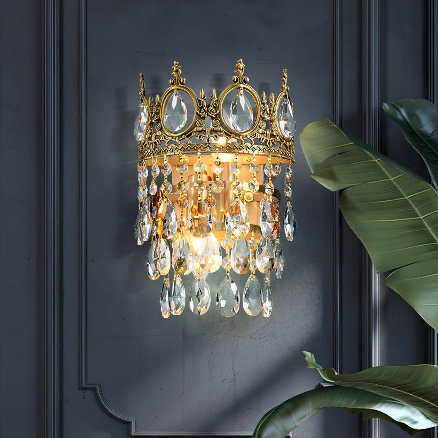Vintage Crystal Wall lamp - YIOSI