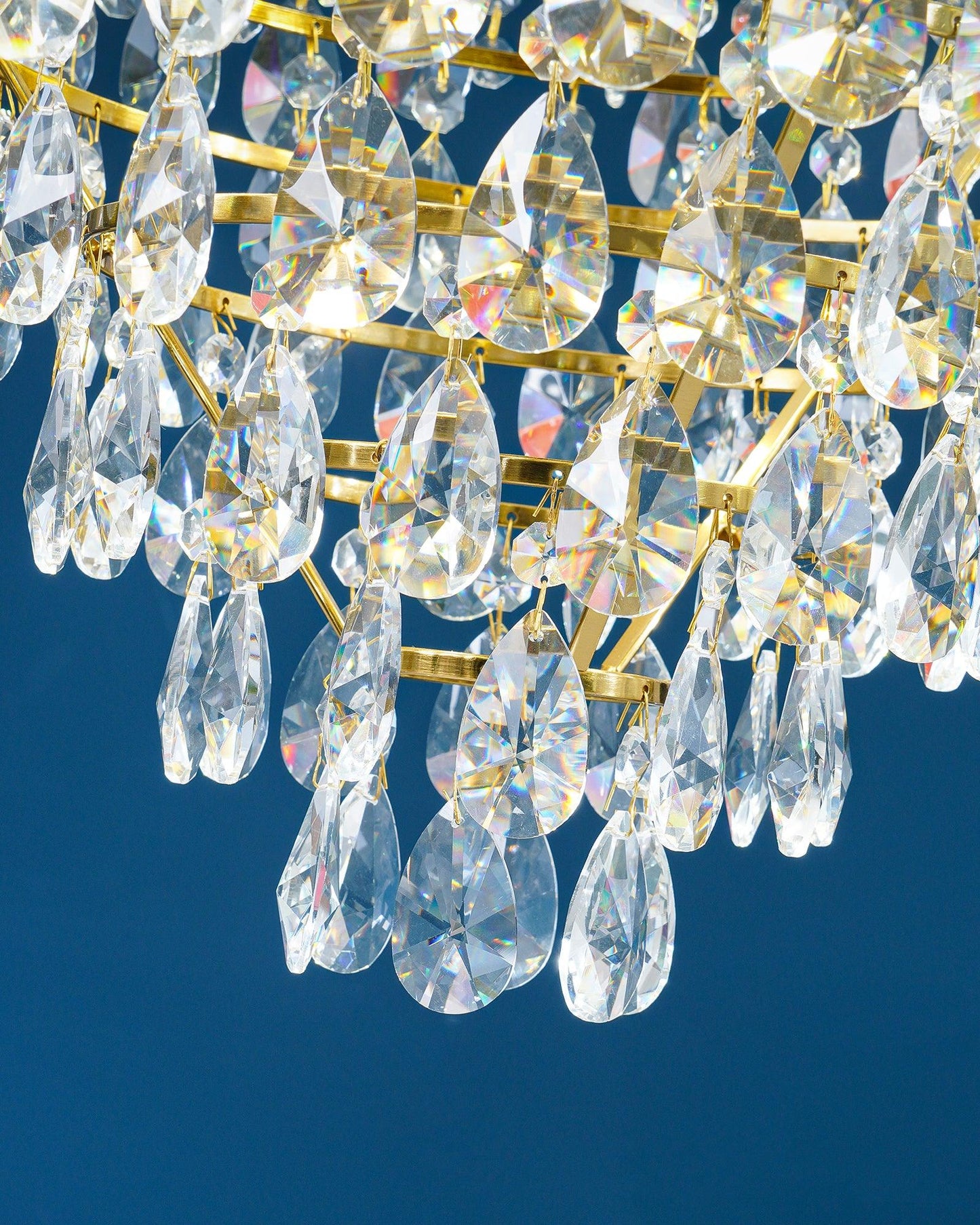 Vintage Crystal Chandelier - YIOSI