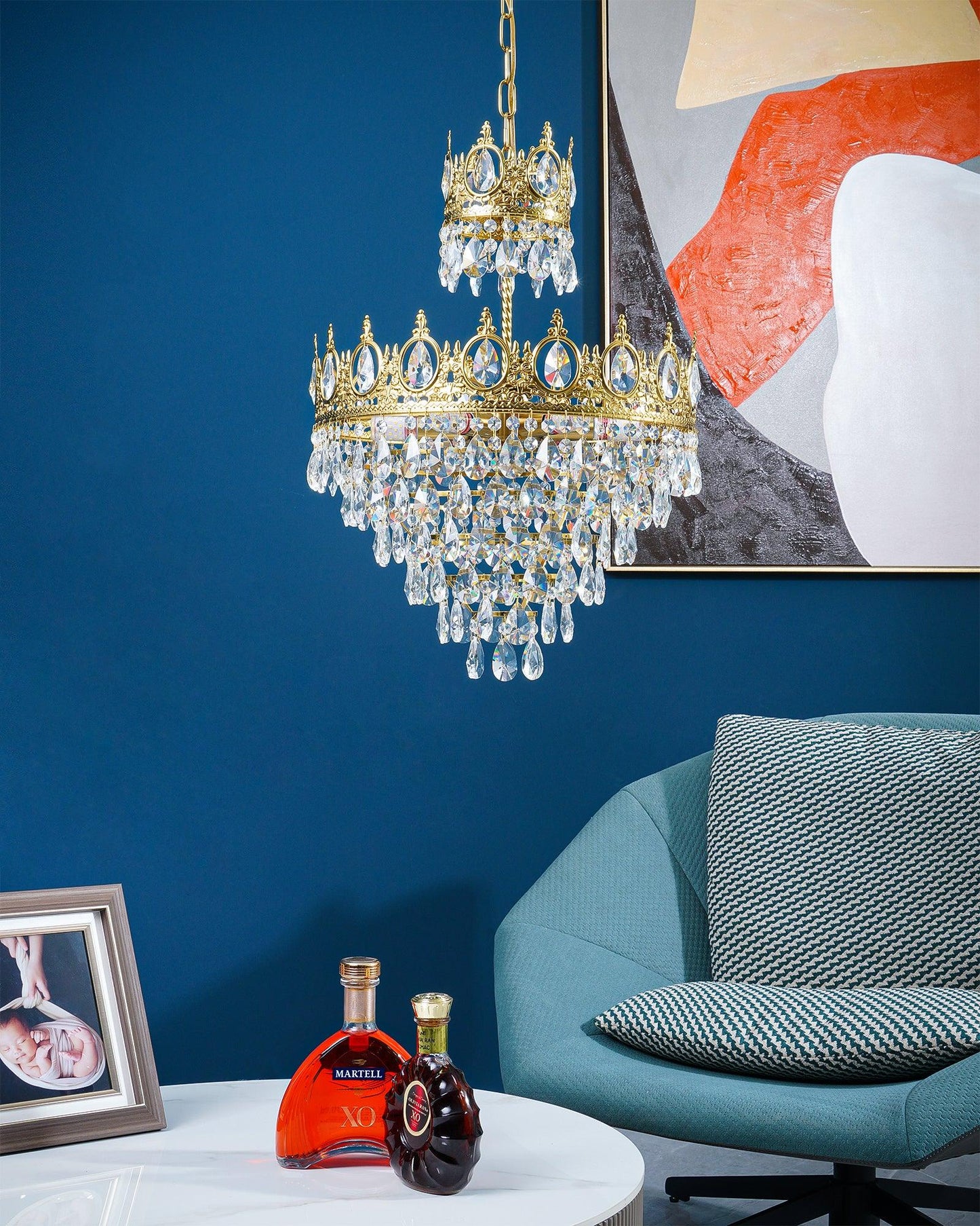 Vintage Crystal Chandelier - YIOSI
