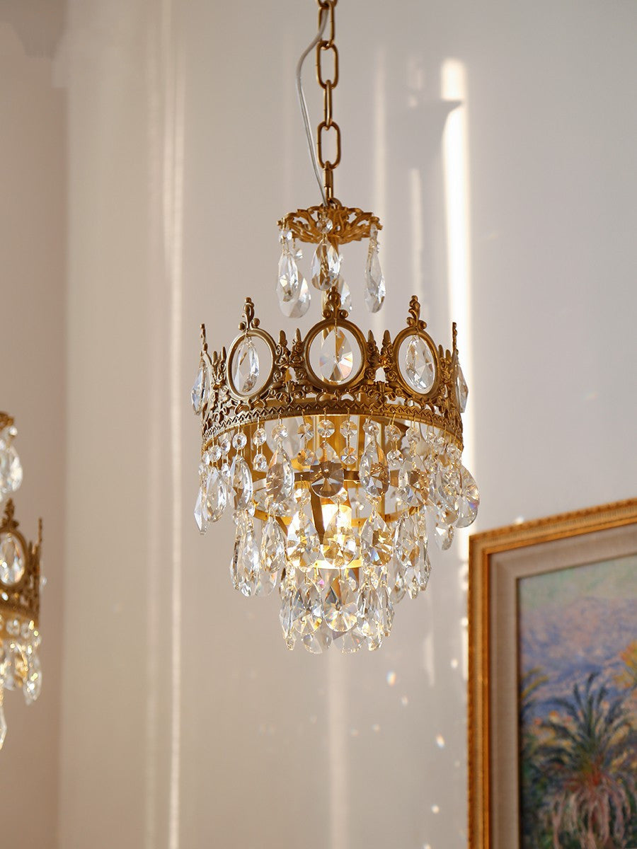 Vintage Crystal Chandelier - YIOSI