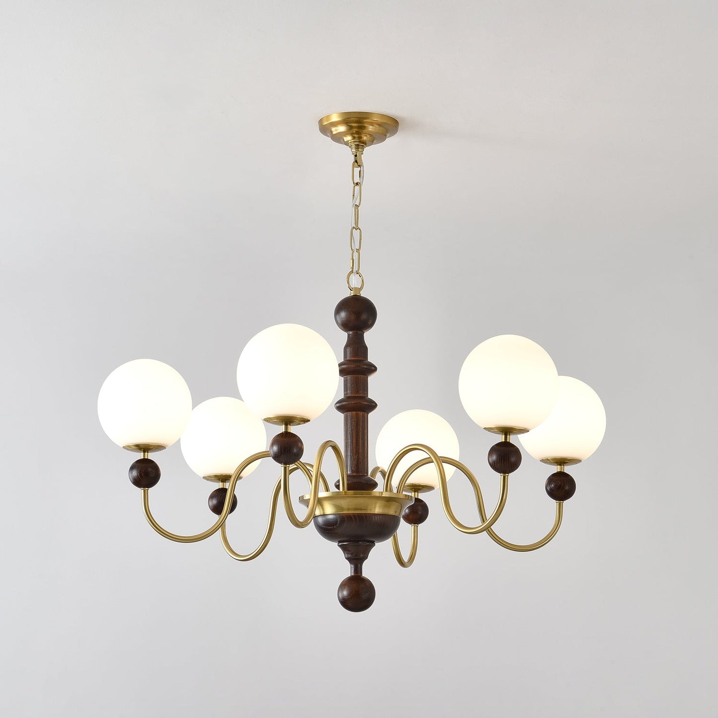 Vintage Curved Sphere Chandelier - YIOSI