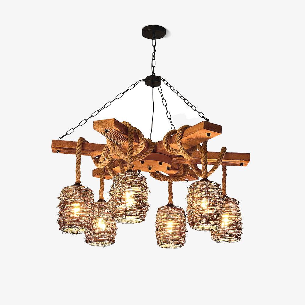 Vintage Farmhouse Chandelier - YIOSI