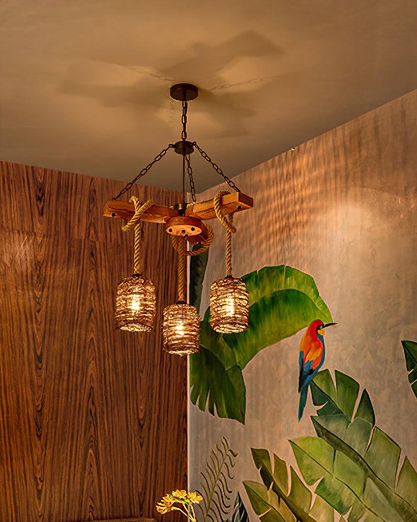 Vintage Farmhouse Chandelier - YIOSI