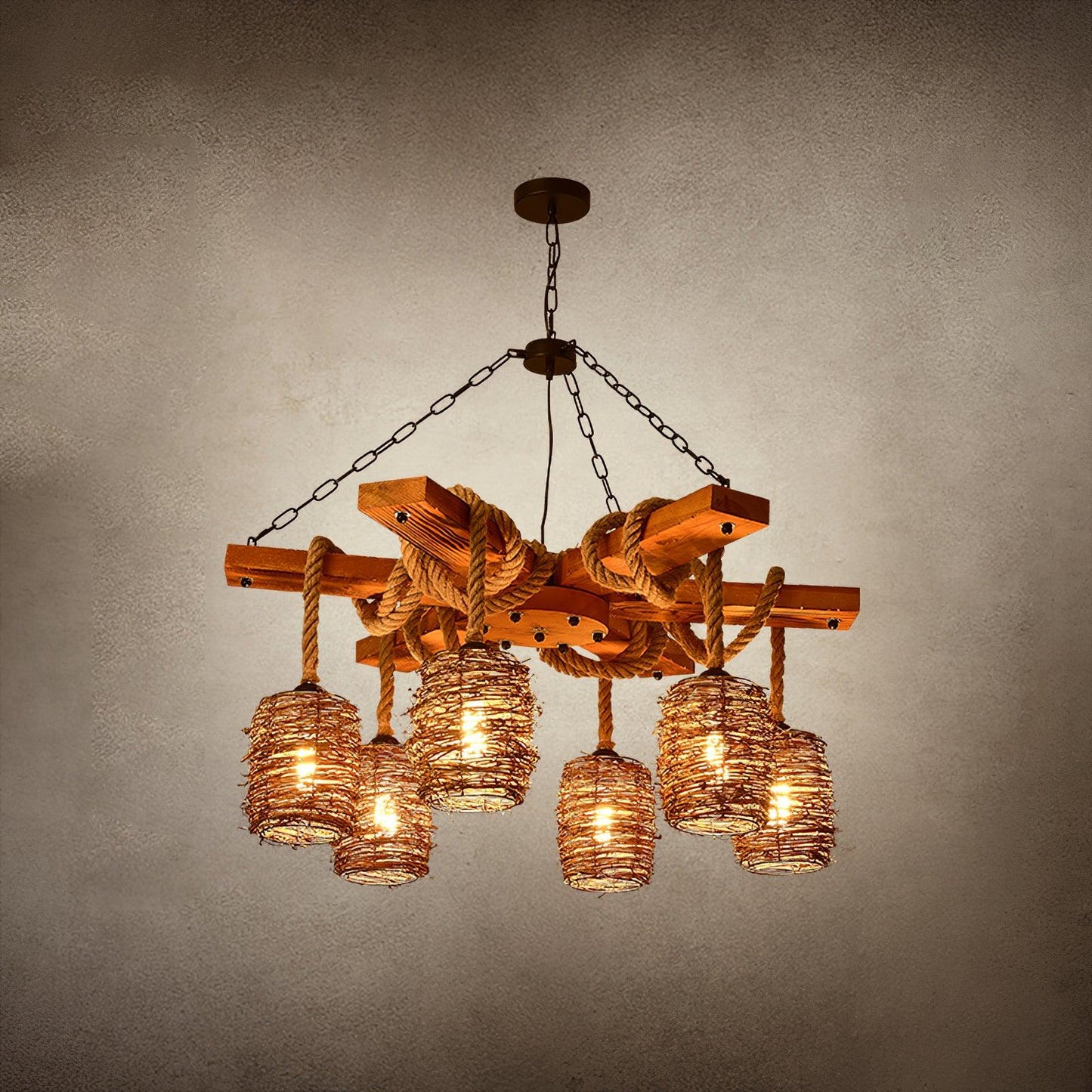 Vintage Farmhouse Chandelier - YIOSI