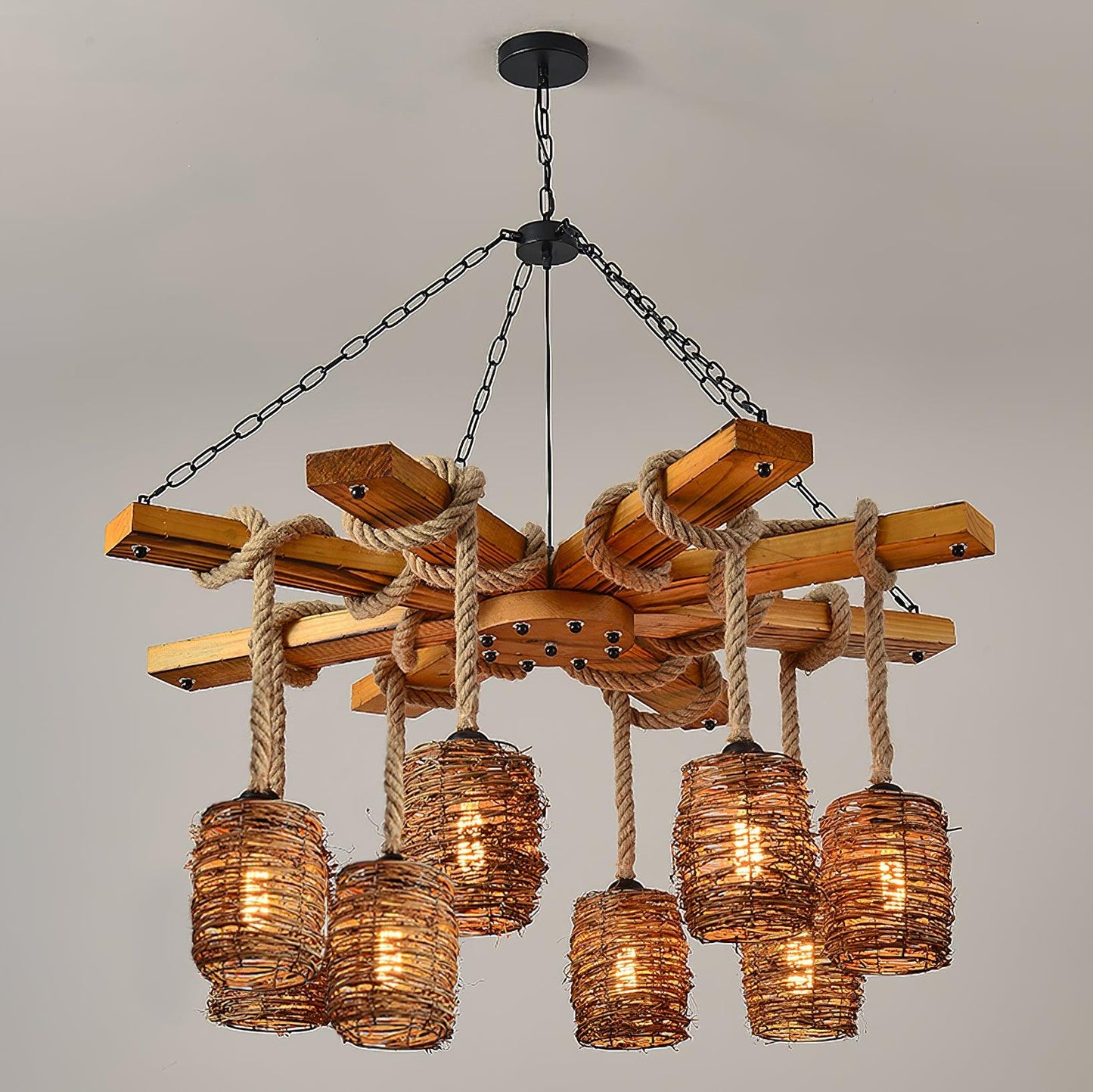 Vintage Farmhouse Chandelier - YIOSI