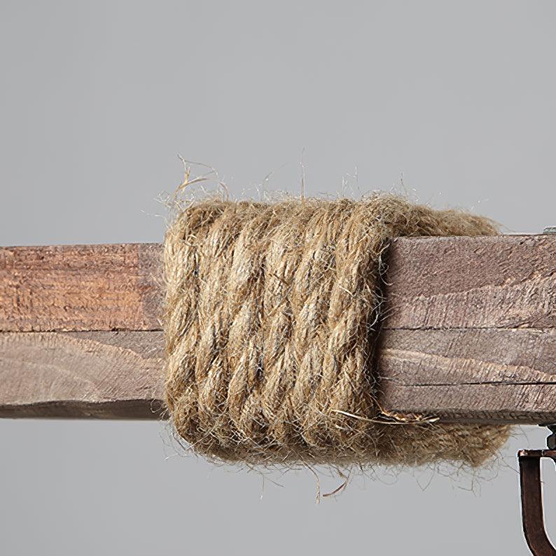 Vintage Wood Glass Chandeliers - YIOSI