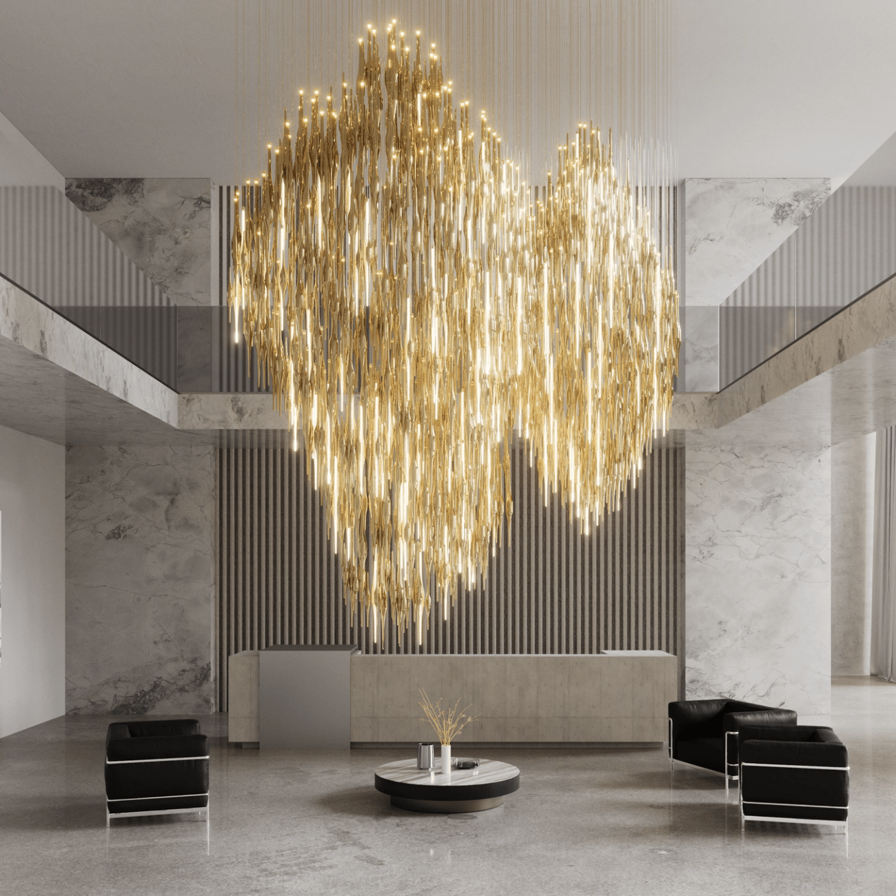 Vitara Glass Drop Customize Chandelier - YIOSI
