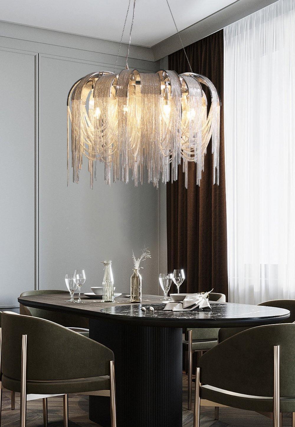 Length Chains Chandelier - YIOSI