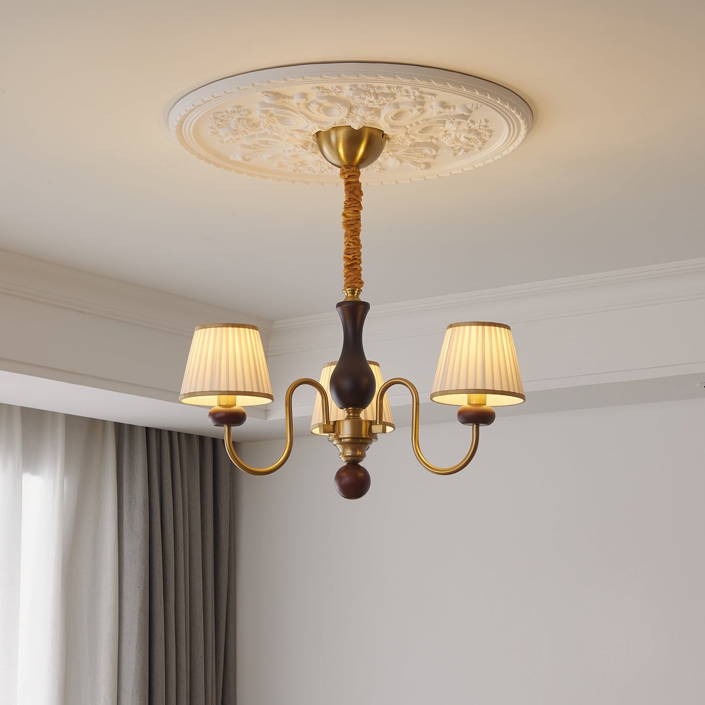 Walden Pleat Chandelier - YIOSI