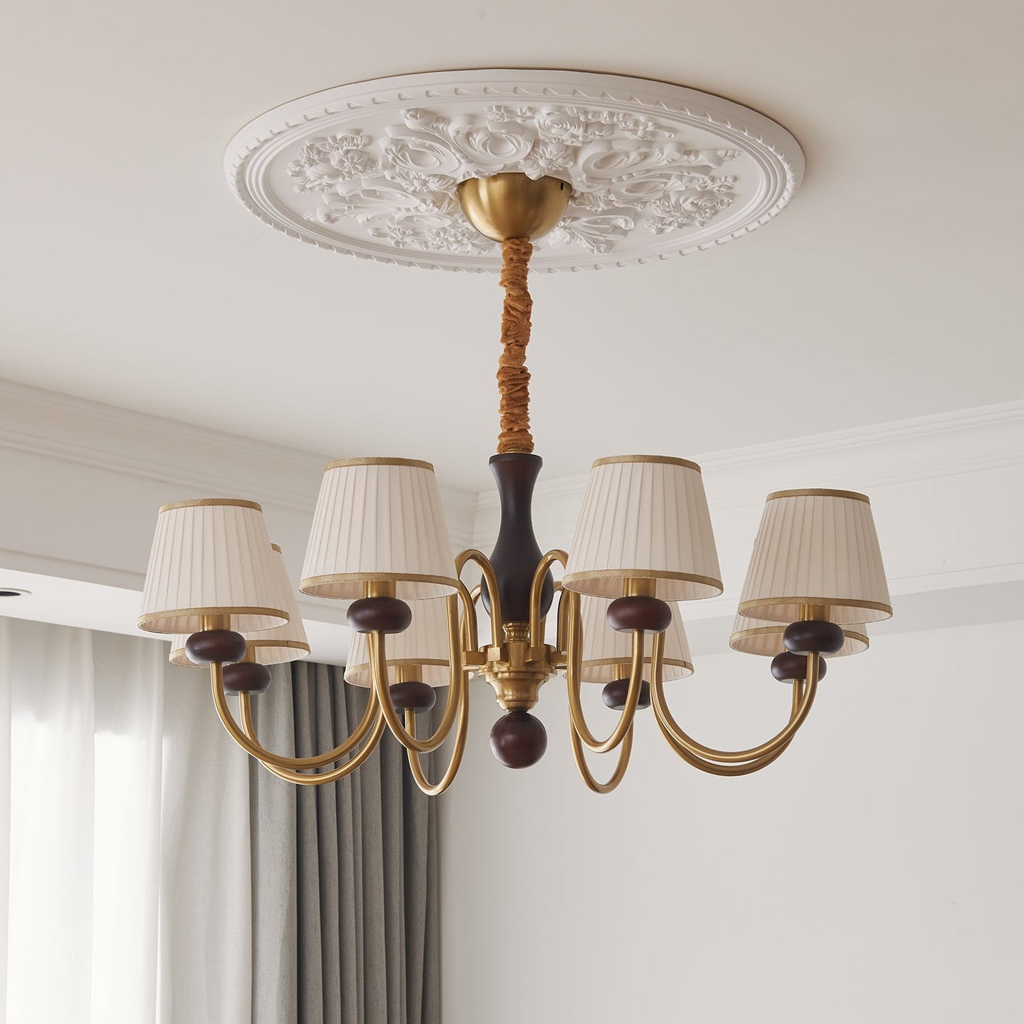 Walden Pleat Chandelier - YIOSI