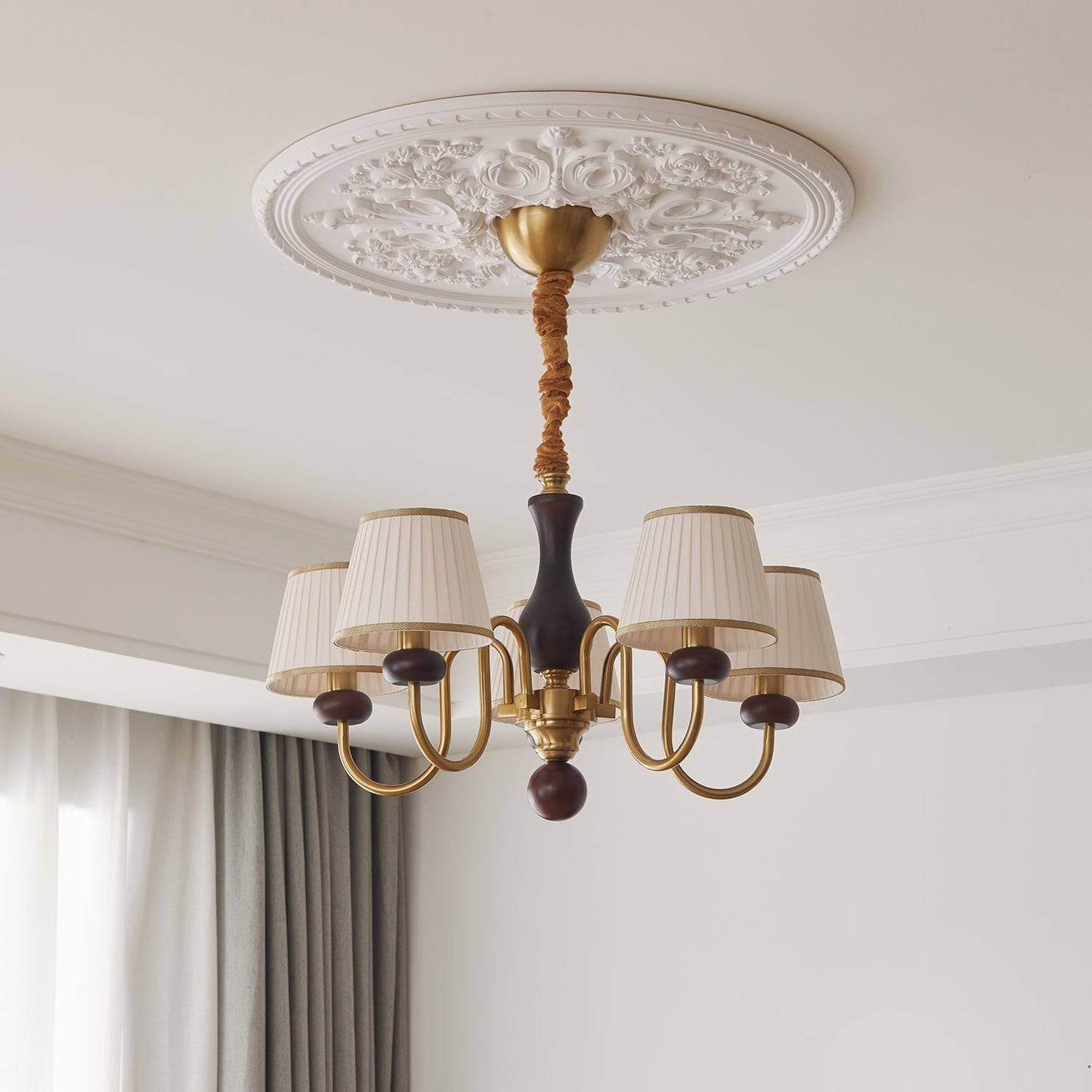 Walden Pleat Chandelier - YIOSI