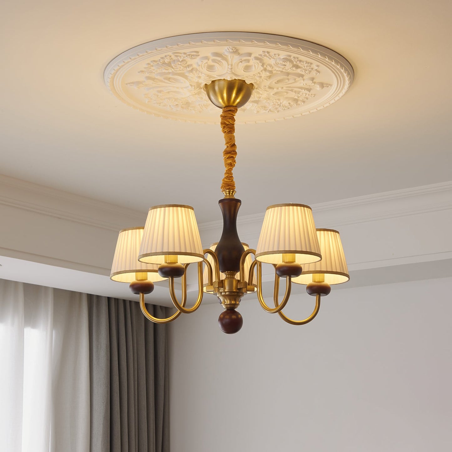 Walden Pleat Chandelier - YIOSI
