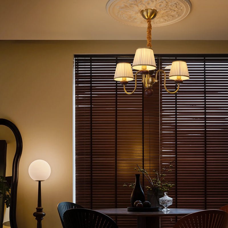 Walden Pleat Chandelier - YIOSI