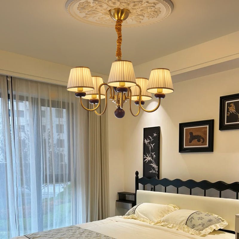 Walden Pleat Chandelier - YIOSI