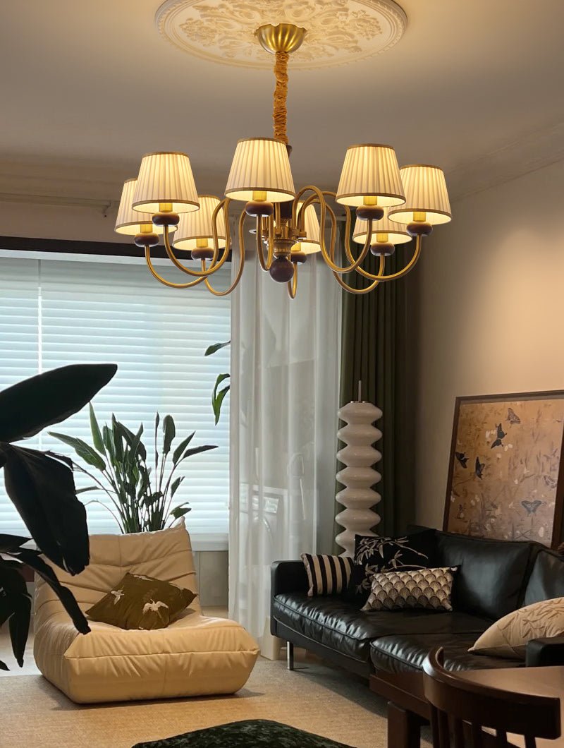 Walden Pleat Chandelier - YIOSI