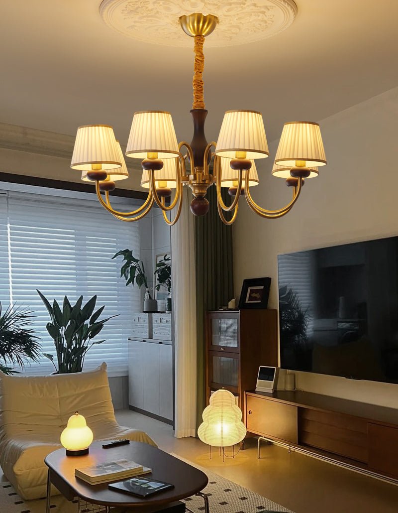 Walden Pleat Chandelier - YIOSI
