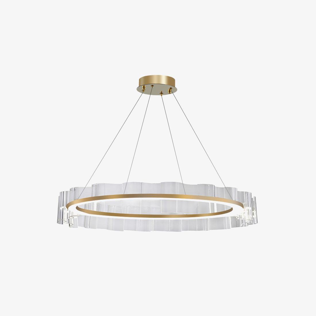 Water Wave Glass Chandelier - YIOSI