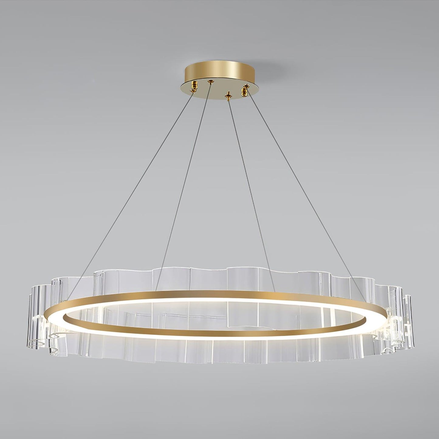 Water Wave Glass Chandelier - YIOSI