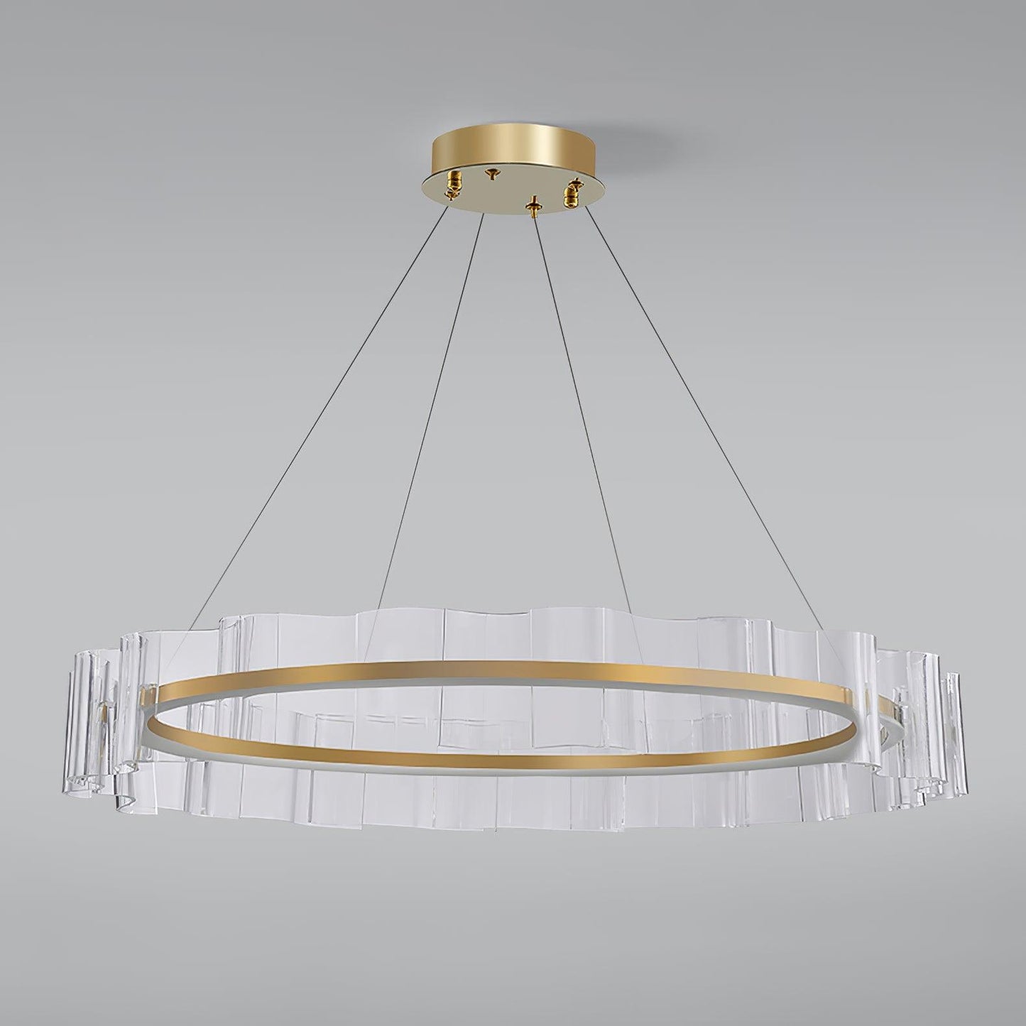 Water Wave Glass Chandelier - YIOSI