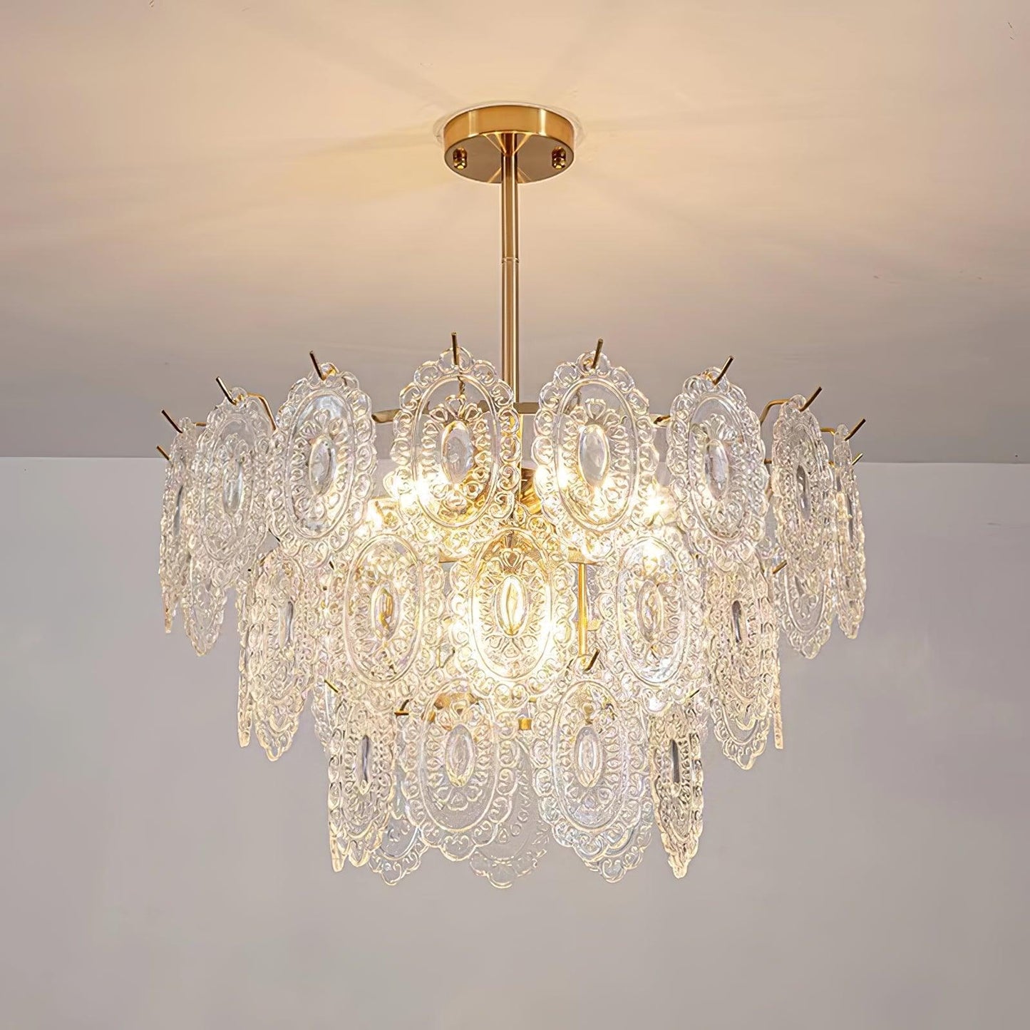 Wave Glass Chandelier - YIOSI