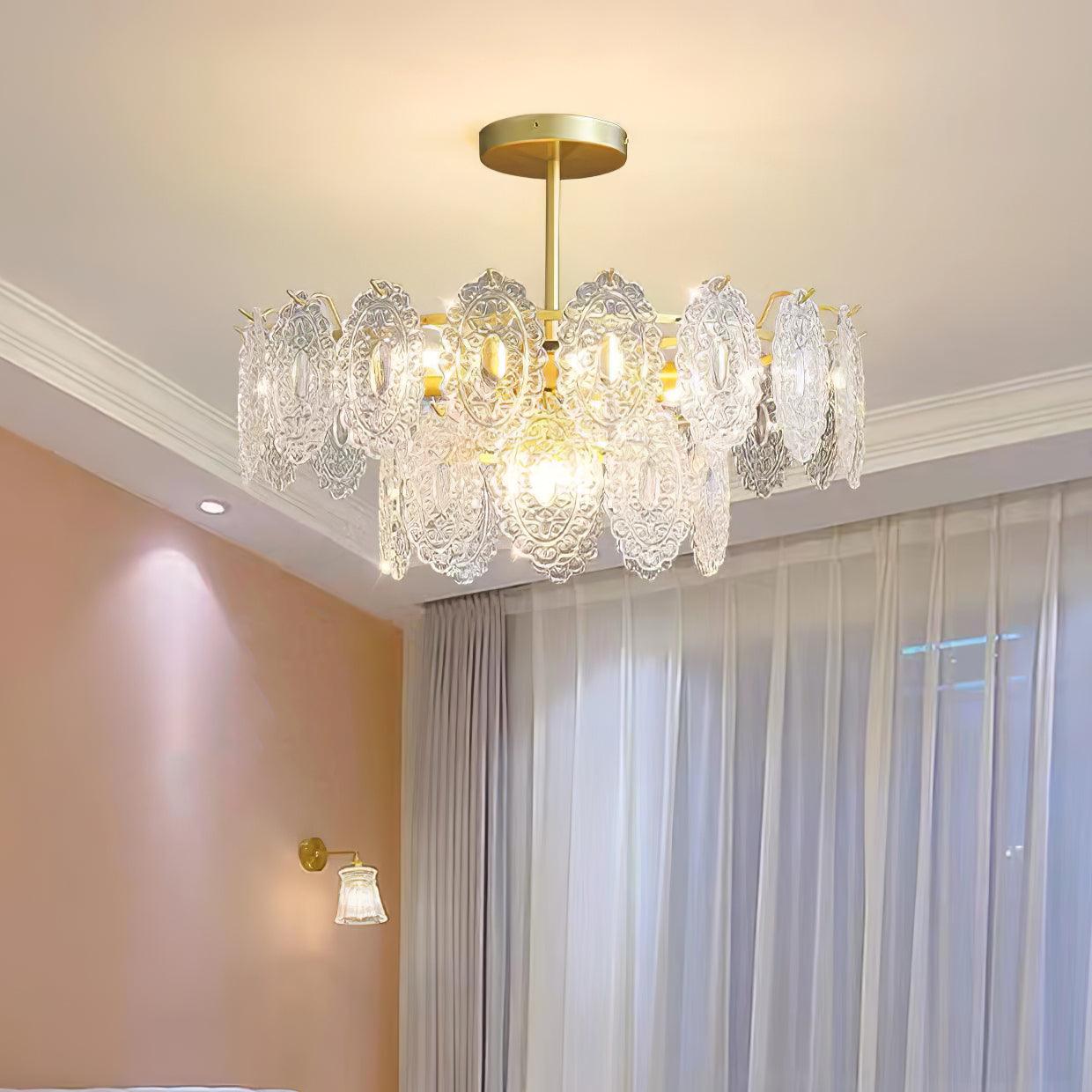 Wave Glass Chandelier - YIOSI