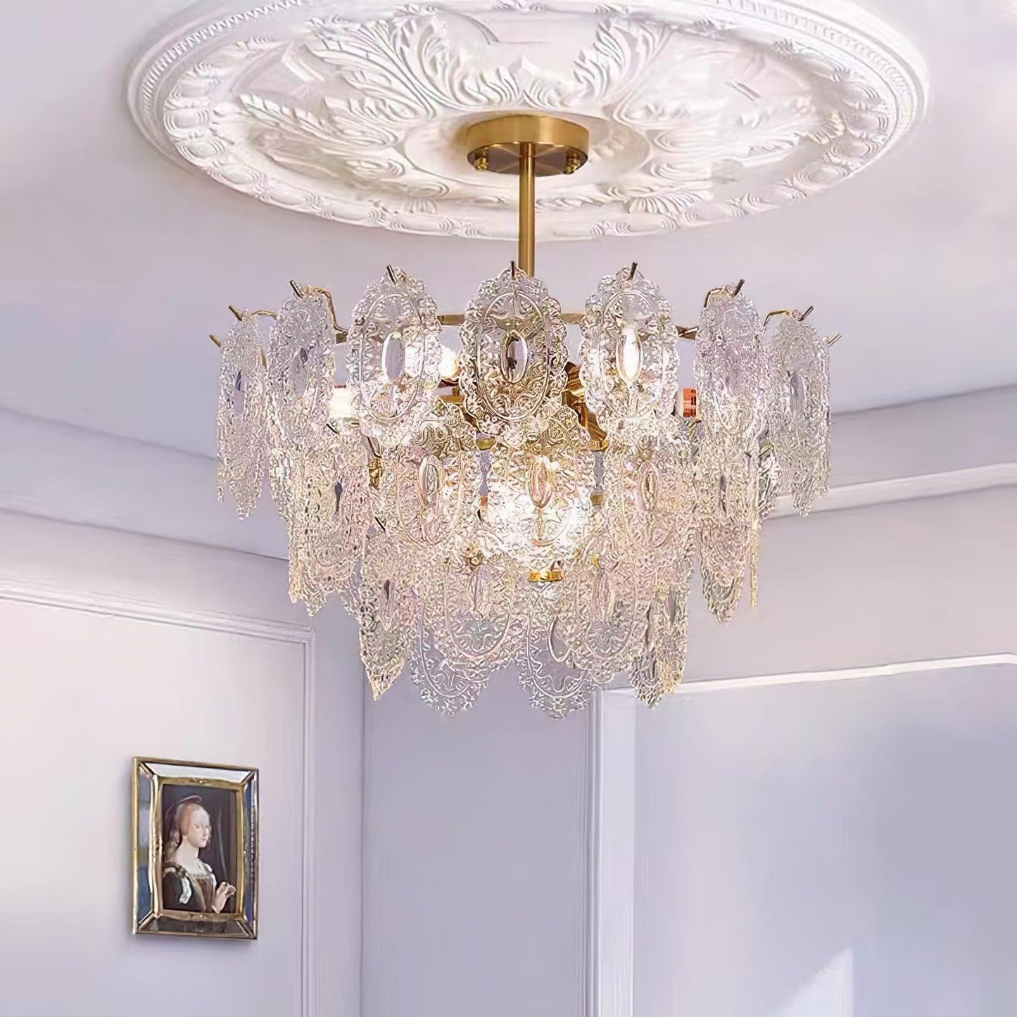 Wave Glass Chandelier - YIOSI