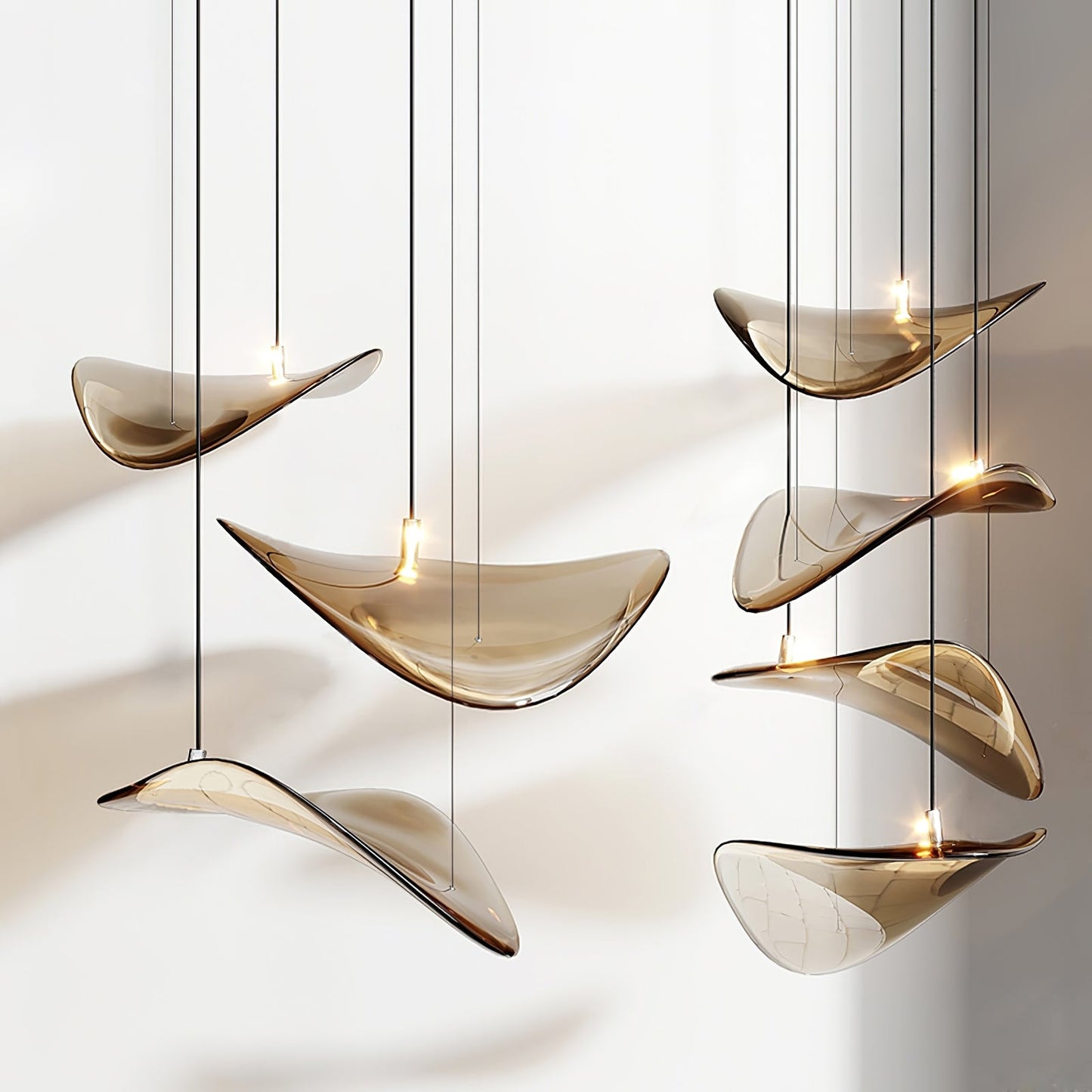 Wave Floating Leaf Chandelier - YIOSI
