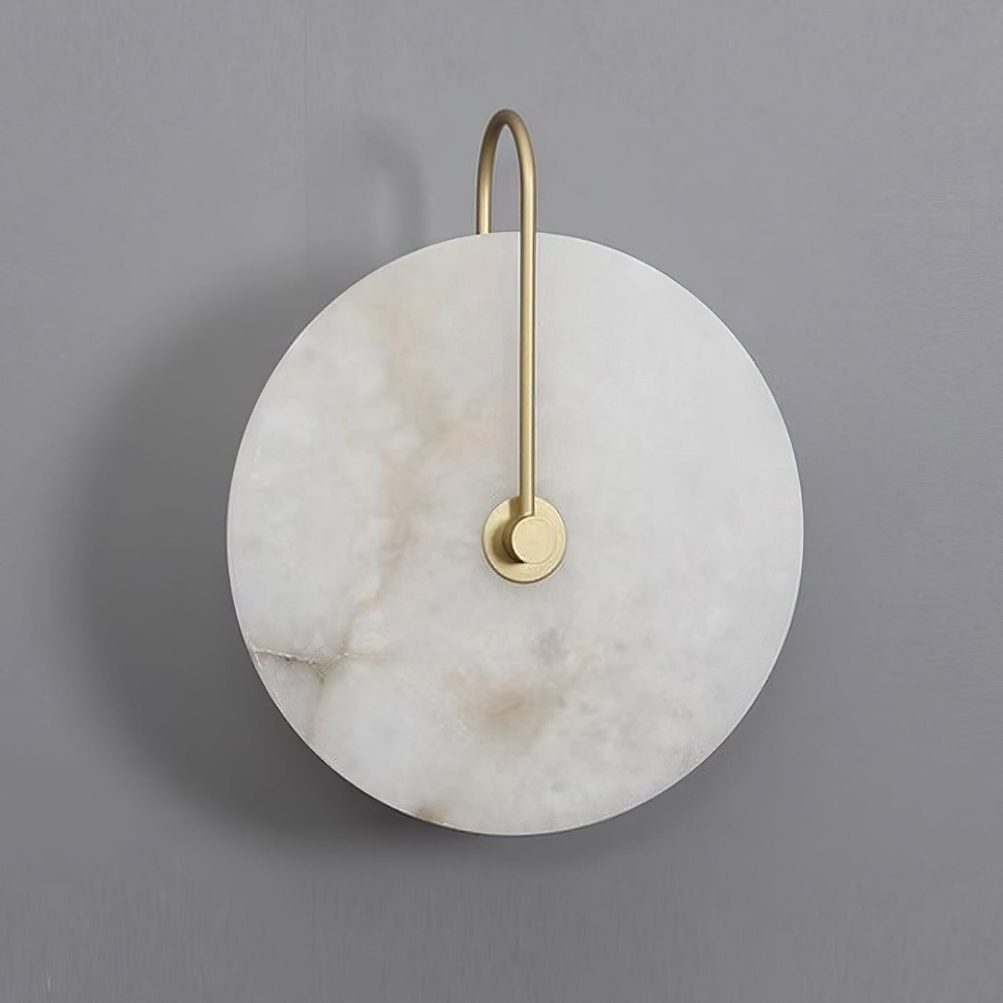 Vakkerlight Alabaster LED Wall Lamp with Gold Black Finish