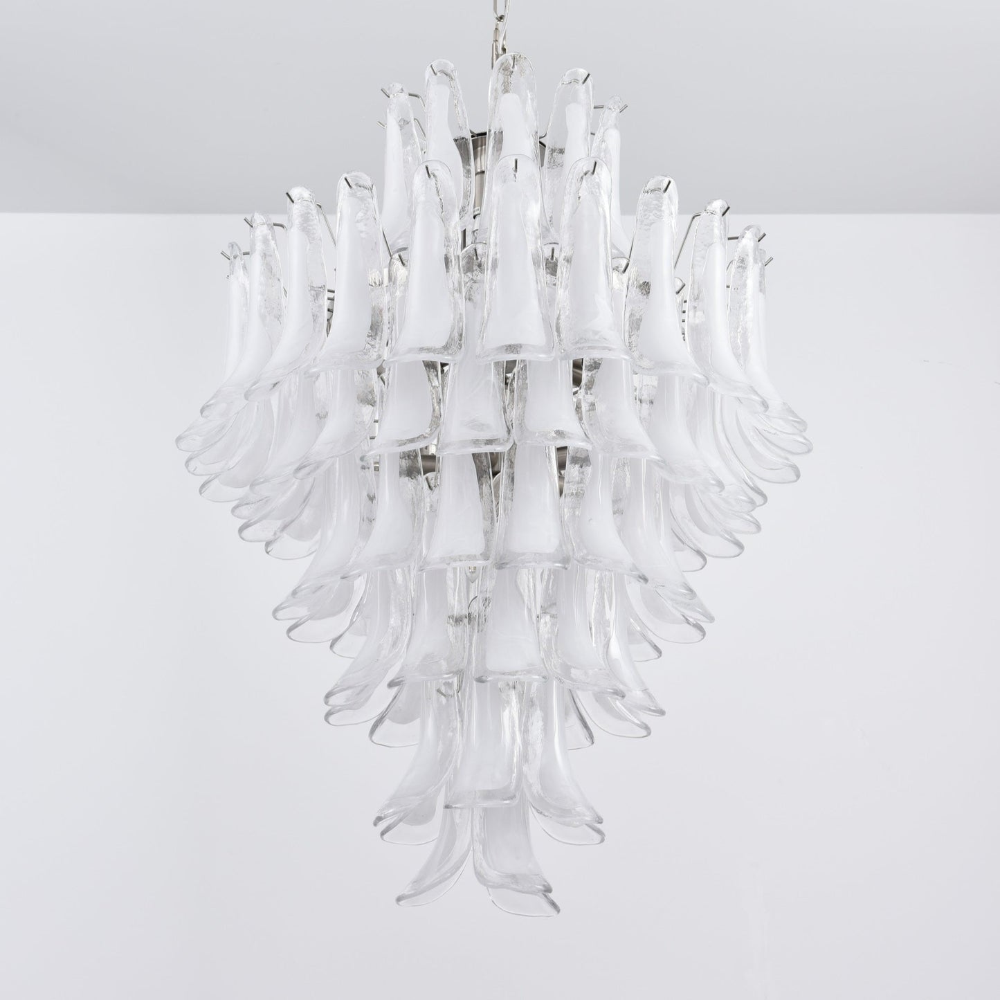 White Cloud Glass Petals Chandelier - YIOSI