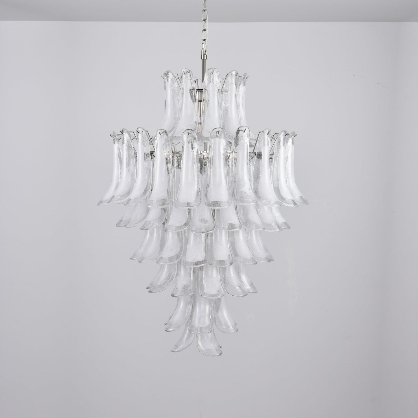 White Cloud Glass Petals Chandelier - YIOSI