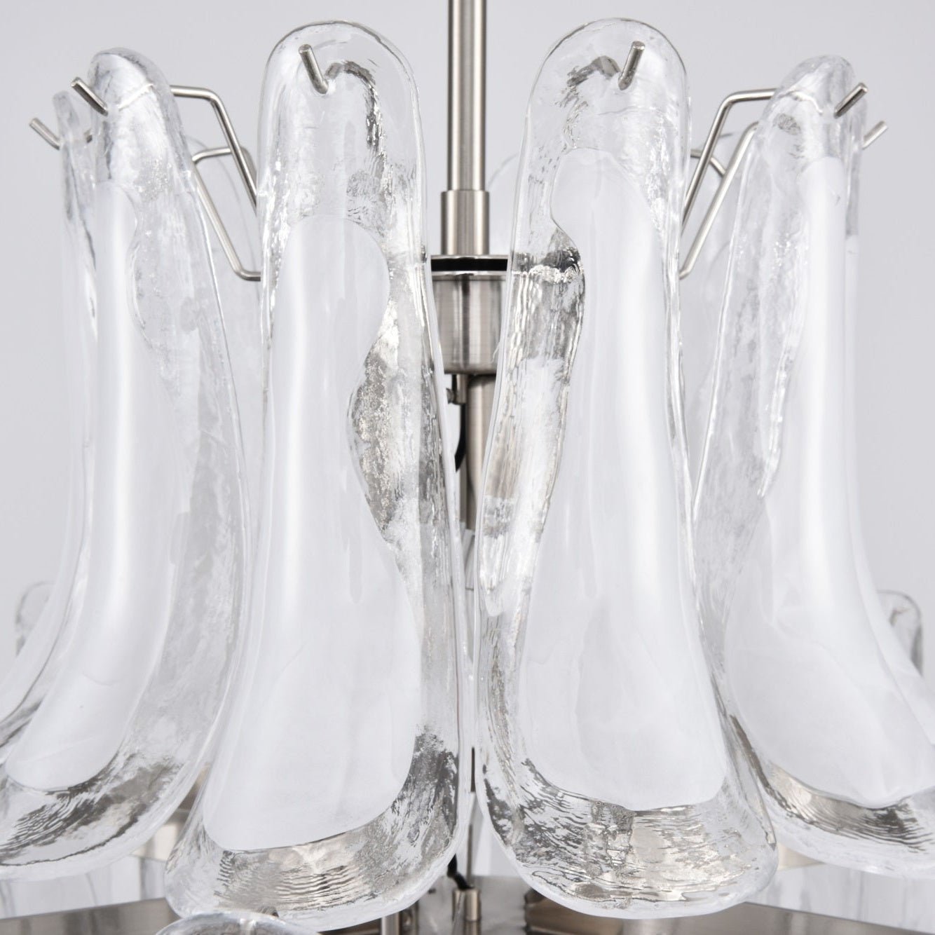 White Cloud Glass Petals Chandelier - YIOSI