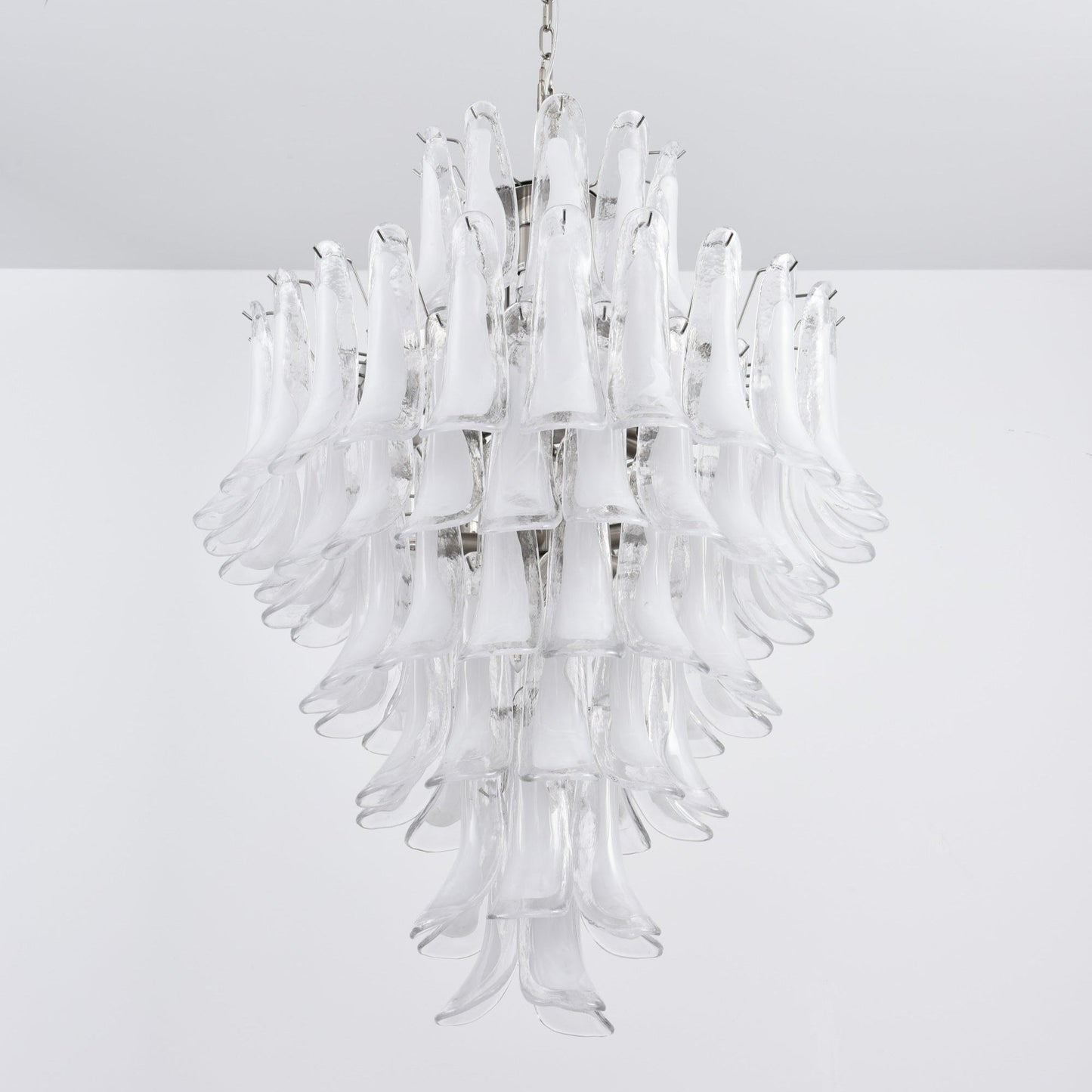 White Cloud Glass Petals Chandelier - YIOSI