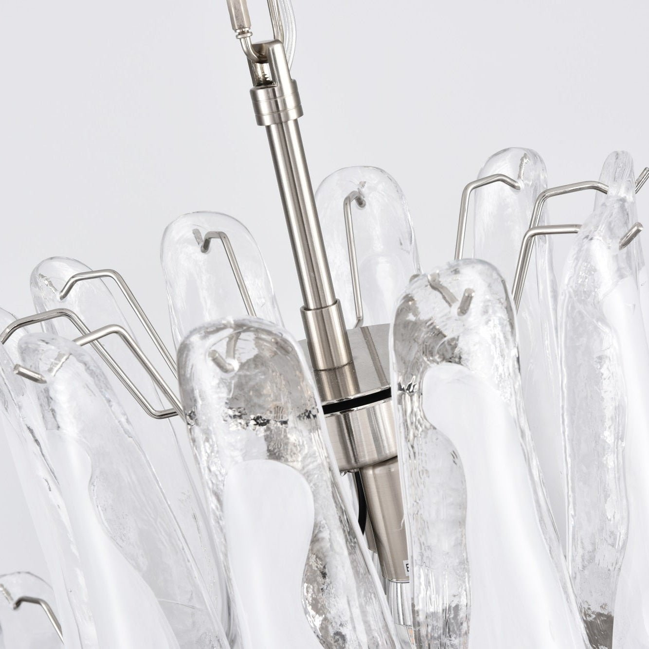 White Cloud Glass Petals Chandelier - YIOSI