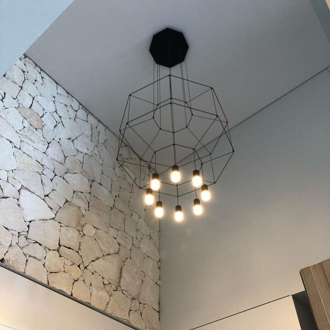 Geometric Lines Pendant Lamp - YIOSI