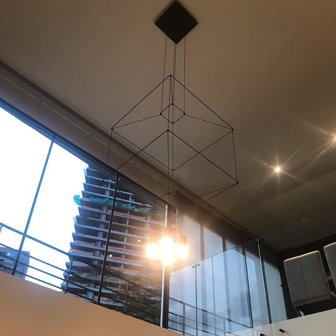 Geometric Lines Pendant Lamp - YIOSI