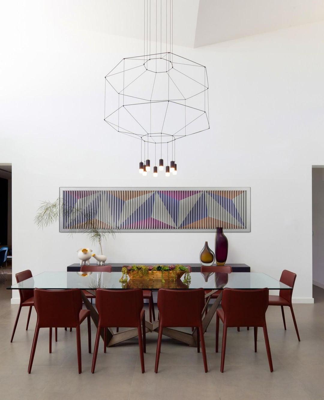 Geometric Lines Pendant Lamp - YIOSI