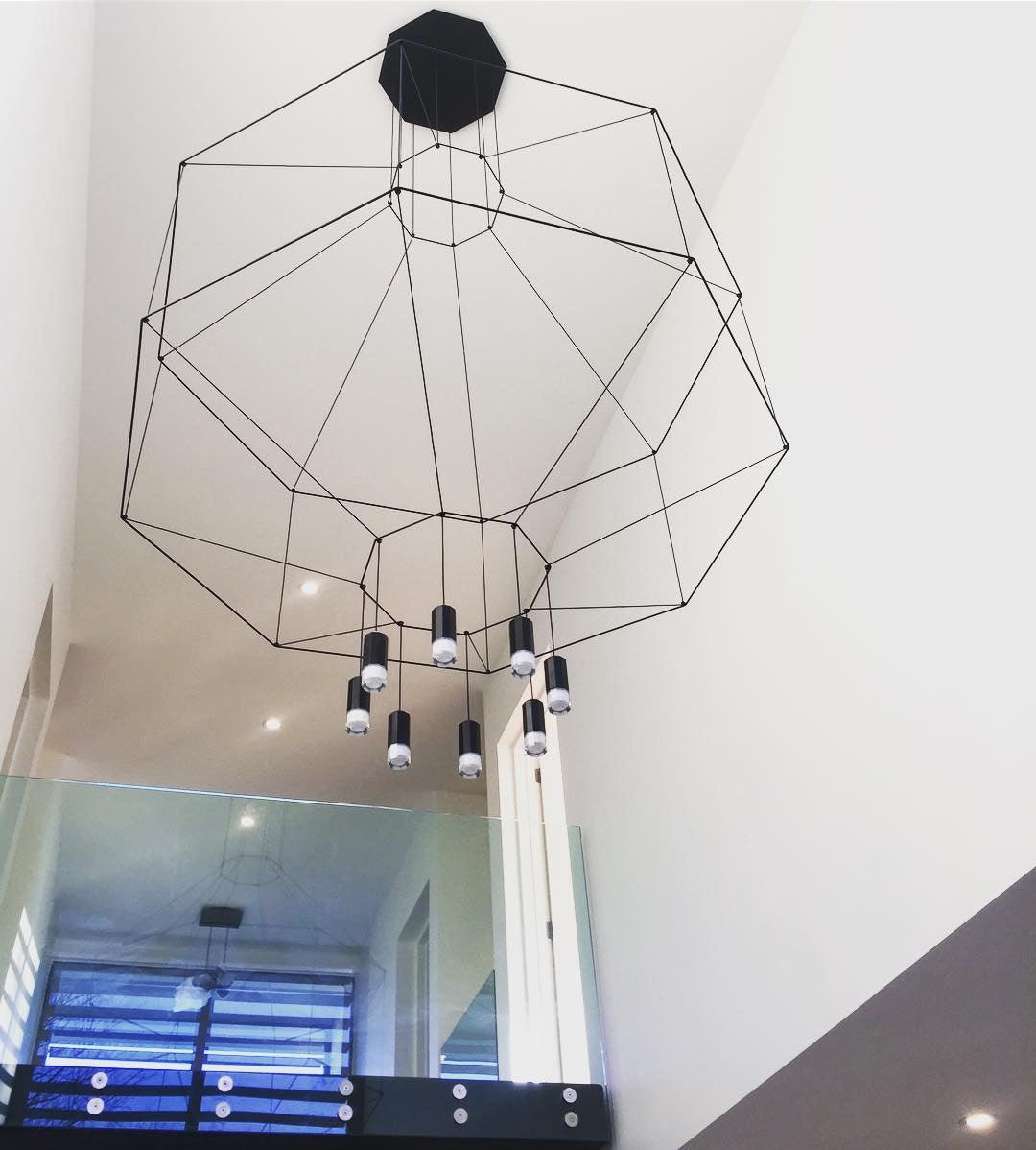 Geometric Lines Pendant Lamp - YIOSI